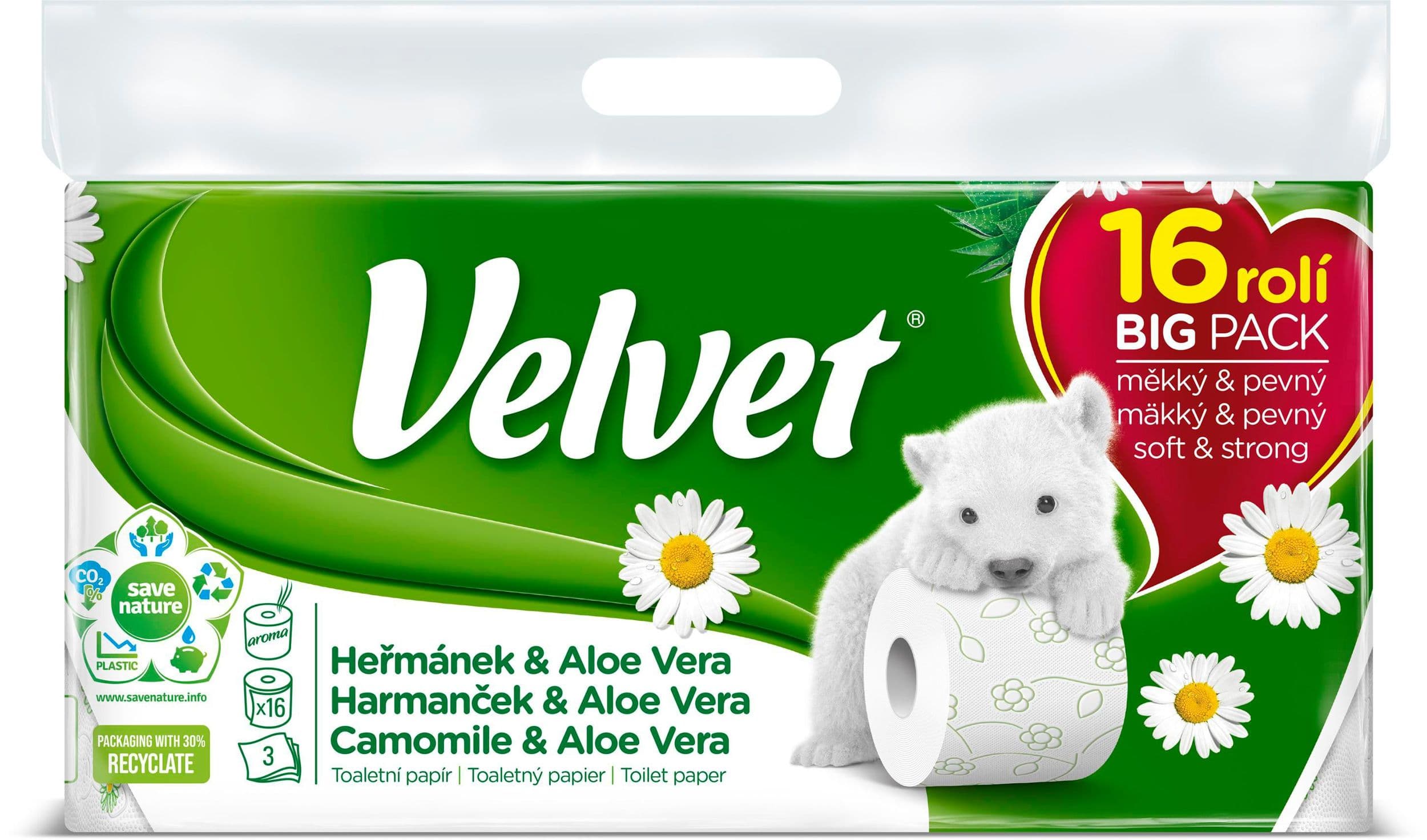 Velvet TP heřmánek 3vrstvý 16ks