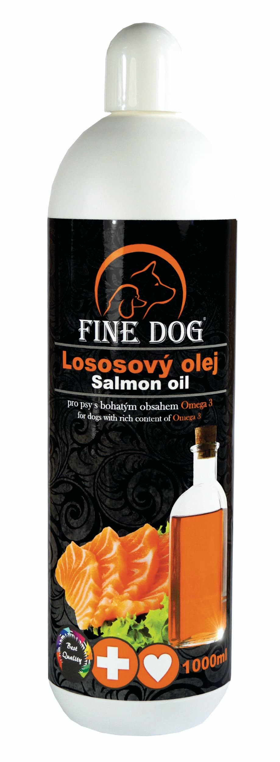 FINE DOG Lososový olej s rozprašovačem 500ml
