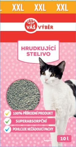 Váš výběr Stelivo pro kočky 10l