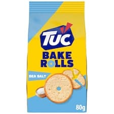 TUC Bake Rolls Sůl Chlebové suchary balení 80 g