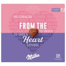 Milka bonboniéra I Love Milka, jahodová náplň 110g