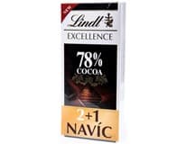 Lindt Excellence čokoláda hořká 78% 3 x 100 g