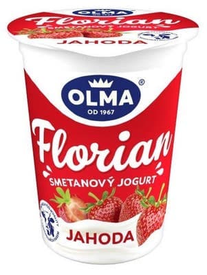 Olma Florian Smetanový jogurt jahoda