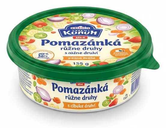 Pomazánka různé druhy 135g
