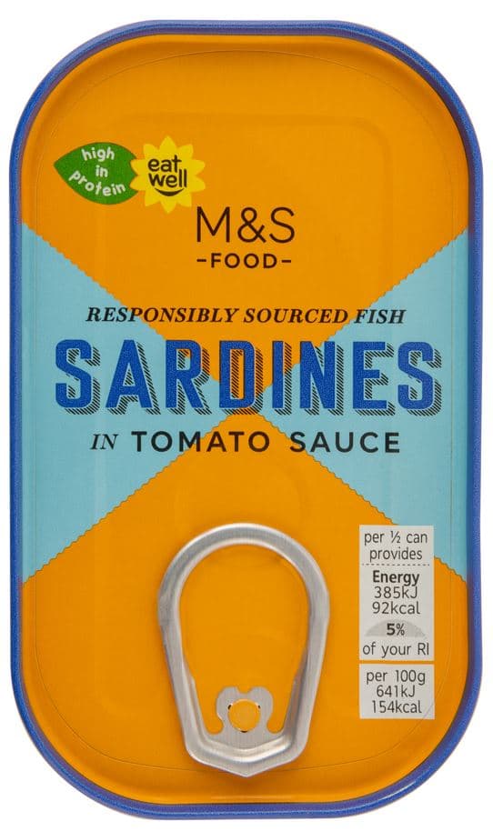 Marks & Spencer Sardinky v rajčatové omáčce