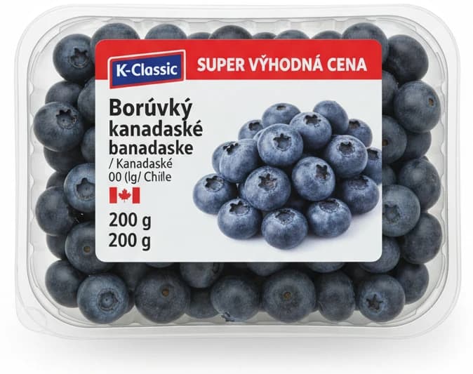 Borůvky balené kanadské 300g