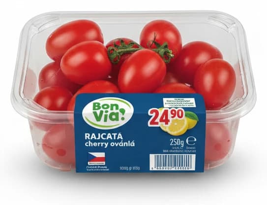 Rajčata cherry oválná 250g