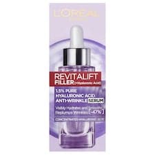 L'Oréal Paris Revitalift Filler sérum proti vráskám s 1 ,5 % čisté kyseliny hyaluronové, 30 ml