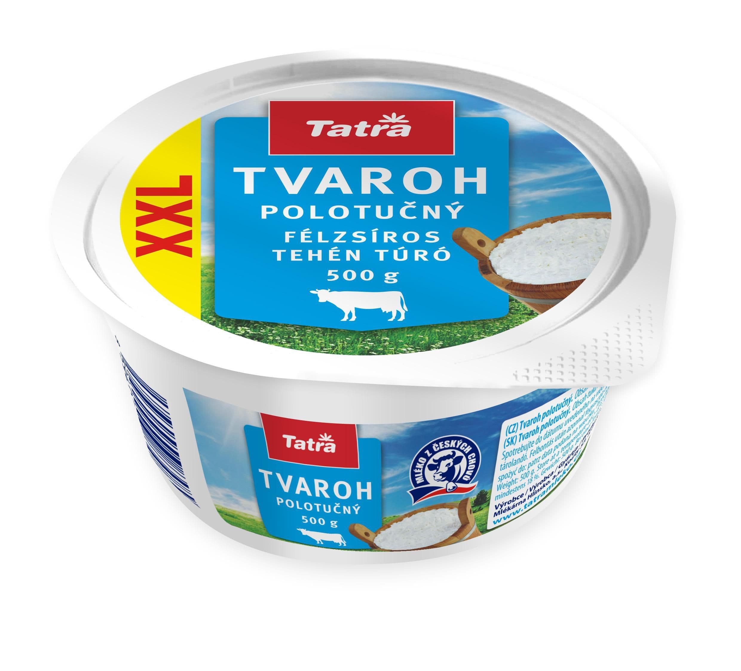 Tatra tvaroh polotučný 500g