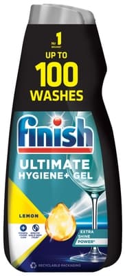 Finish Ultimate Hygiene+ gel – Lemon (2x 1 l)