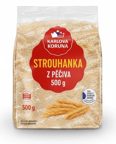 Strouhanka z pečiva Karlova Koruna