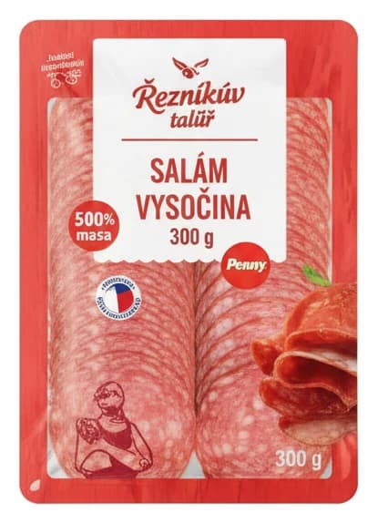 Salám Vysočina Řezníkův talíř