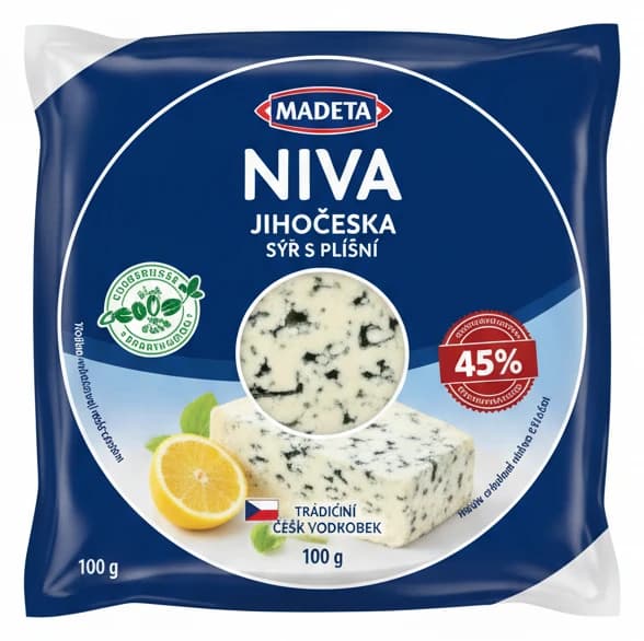 Jihočeská Niva 45% Madeta 100g