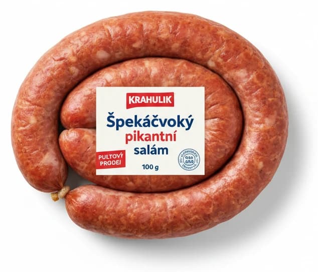 Krahulík Špekáčkový pikantní točený salám