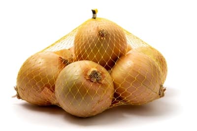 Cibule žlutá, síť