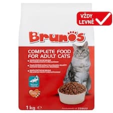Brunos Kompletní suché krmivo pro dospělé kočky s příchutí ryby 1kg