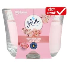 Glade Maxi I love you parfémovaná svíčka 204g