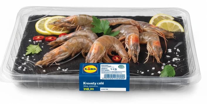 Krevety celé 300g