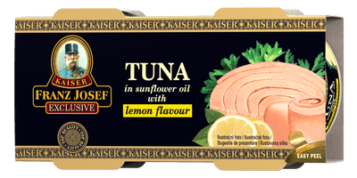 Franz Josef Kaiser Tuňák steak v rostlinném oleji s citronem 2x80g