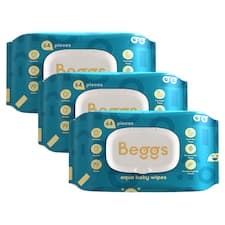 Beggs Dětské vlhčené ubrousky 3 x 64 ks
