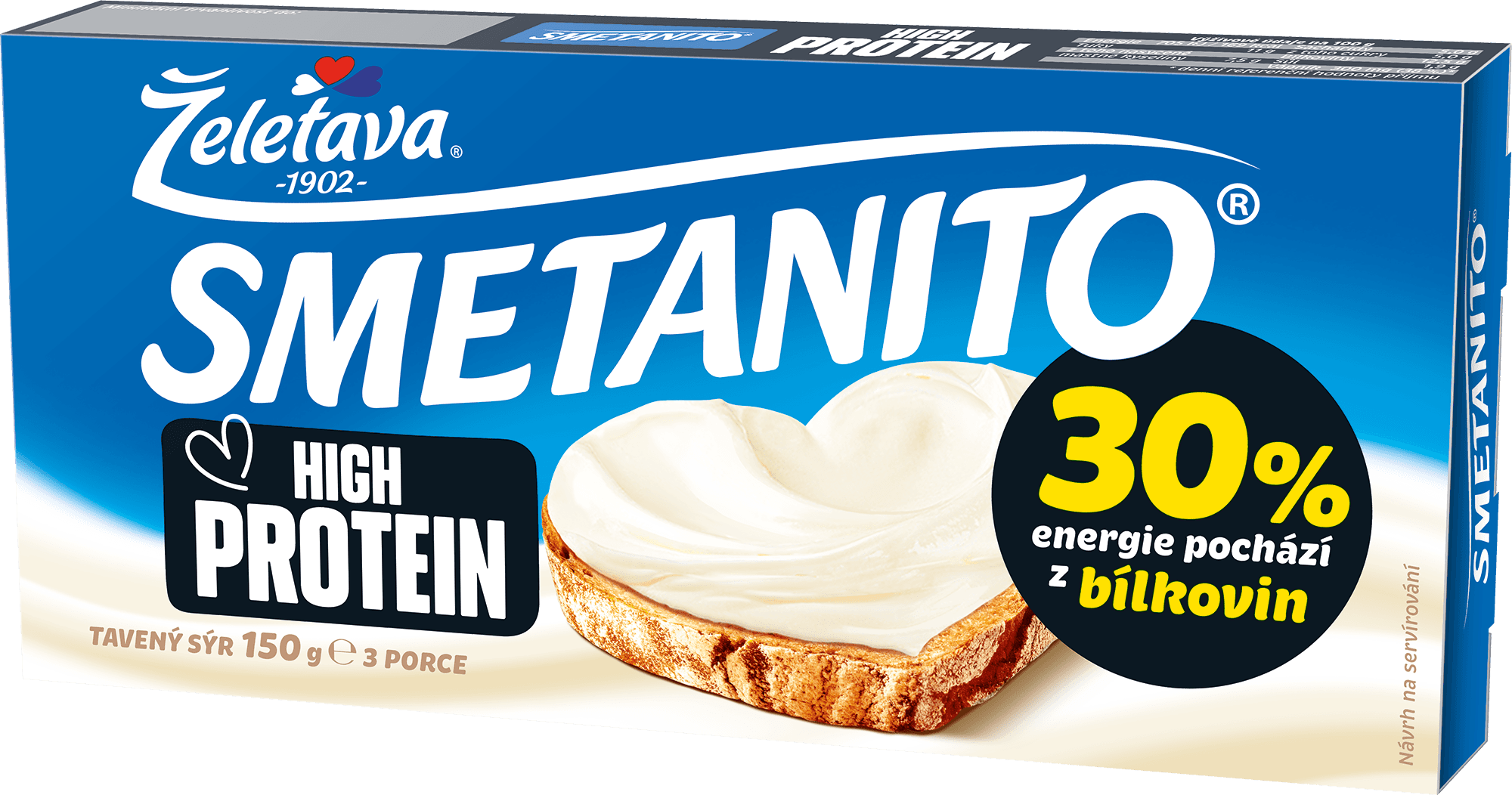 Smetanito High protein tavený sýr