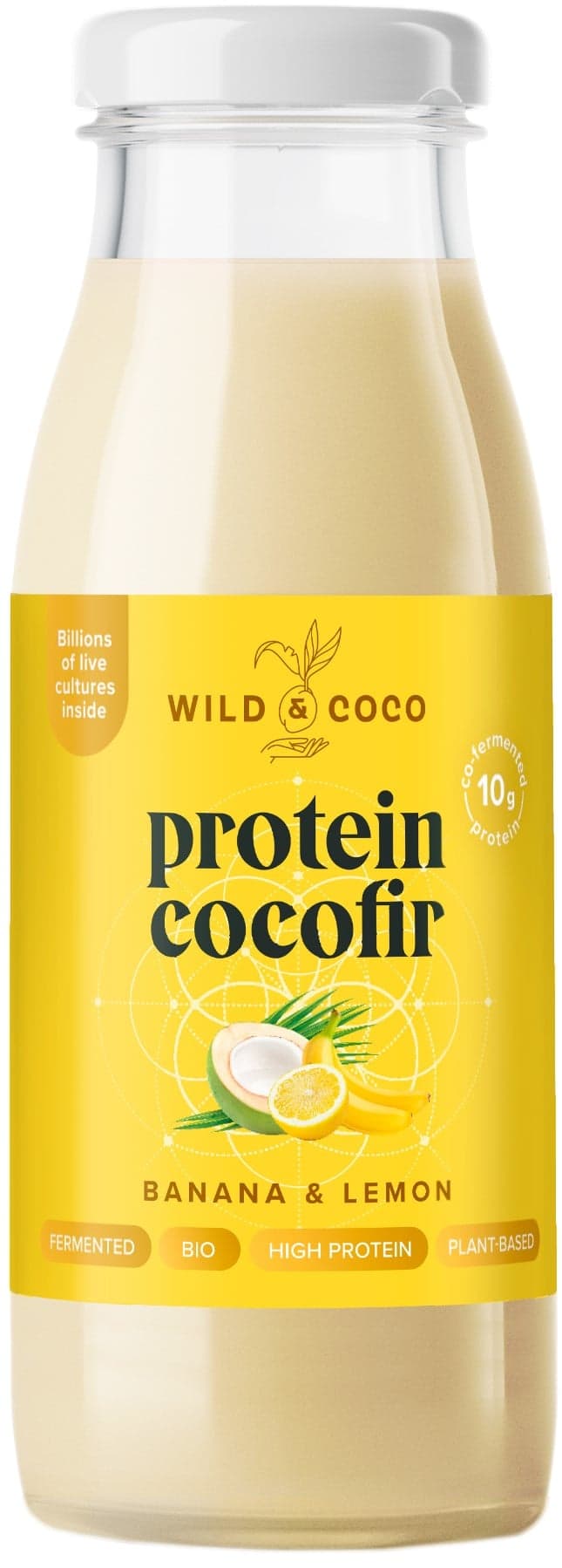 Wild & Coco BIO Protein cocofir Banán a citron