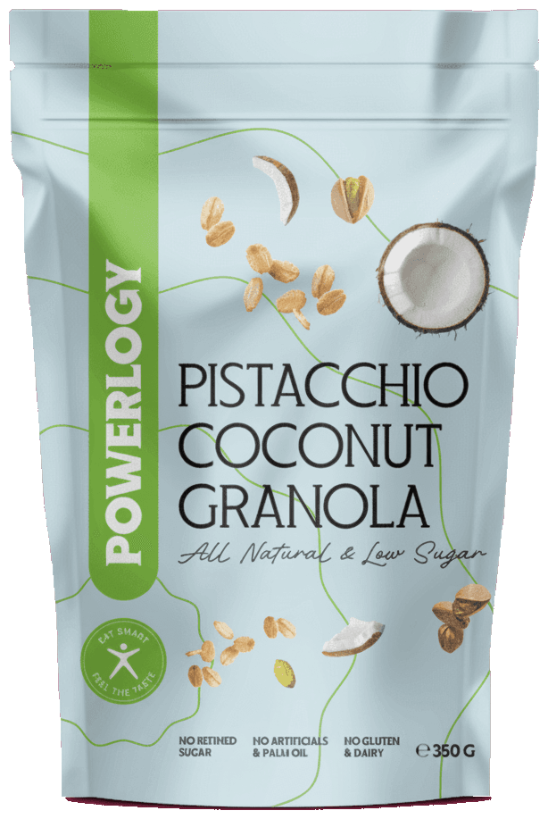Powerlogy Granola pistácie a kokos