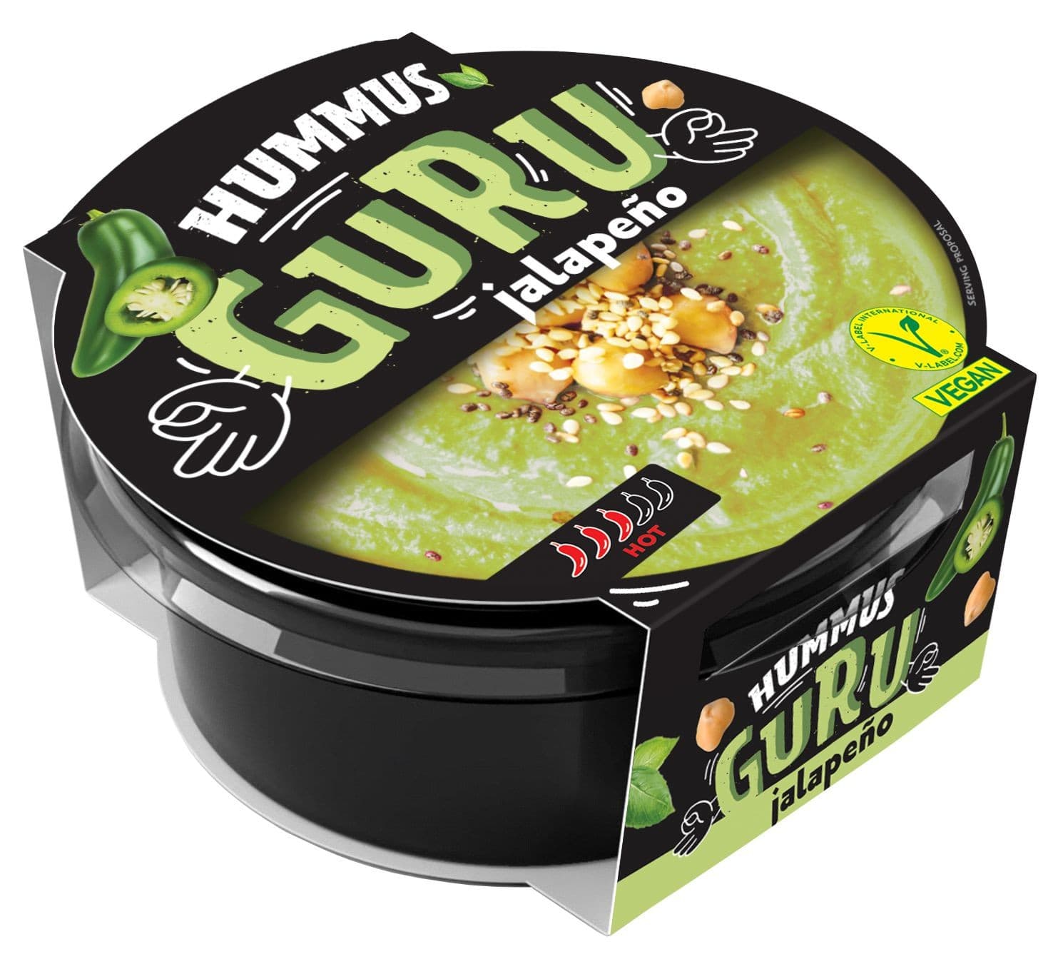 GURU Hummus JALAPENO 180g