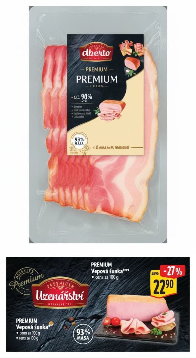 PREMIUM Vepřová šunka