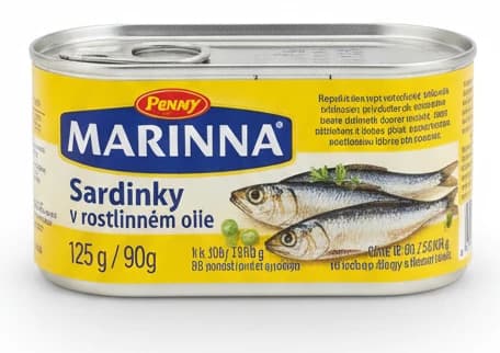 Sardinky Marinna v rostlinném oleji 125/90g