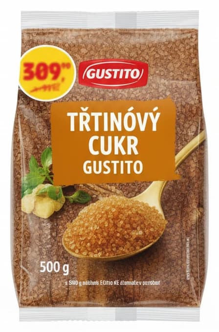 Třtinový cukr Gustito 500g