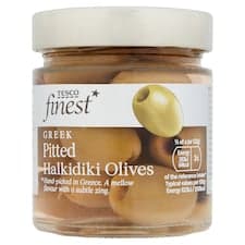 Finest Zelené Halkidiki olivy vypeckované 210g