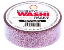 Páska lepicí Washi třpytky 3m 1 ks