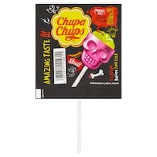 Chupa Chups 3D Skull Strawberry-Lime lízátko 15g