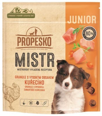 Propesko Mistr JUNIOR granule s čerstvým kuřecím