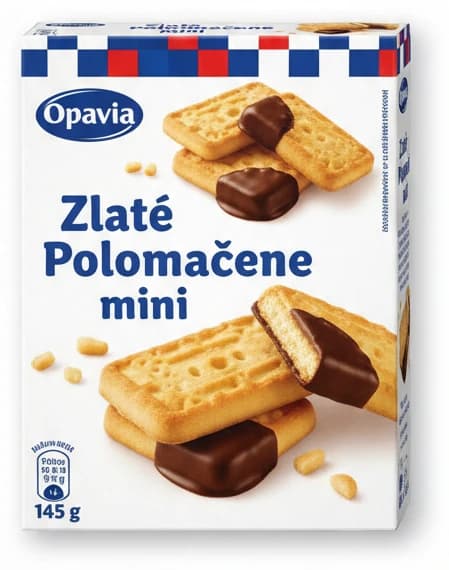OPAVIA Zlaté Polomáčené mini