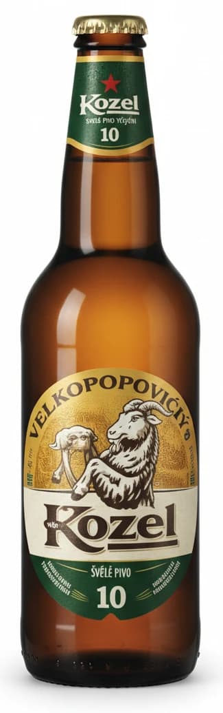 Velkopopovický Kozel 10 světlé pivo výčepní 0,5l