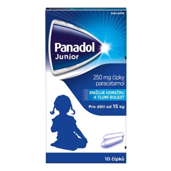 PANADOL JUNIOR 250MG čípek 10 1 ks