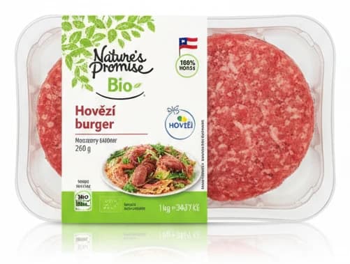 Nature's Promise Bio Hovězí burger
