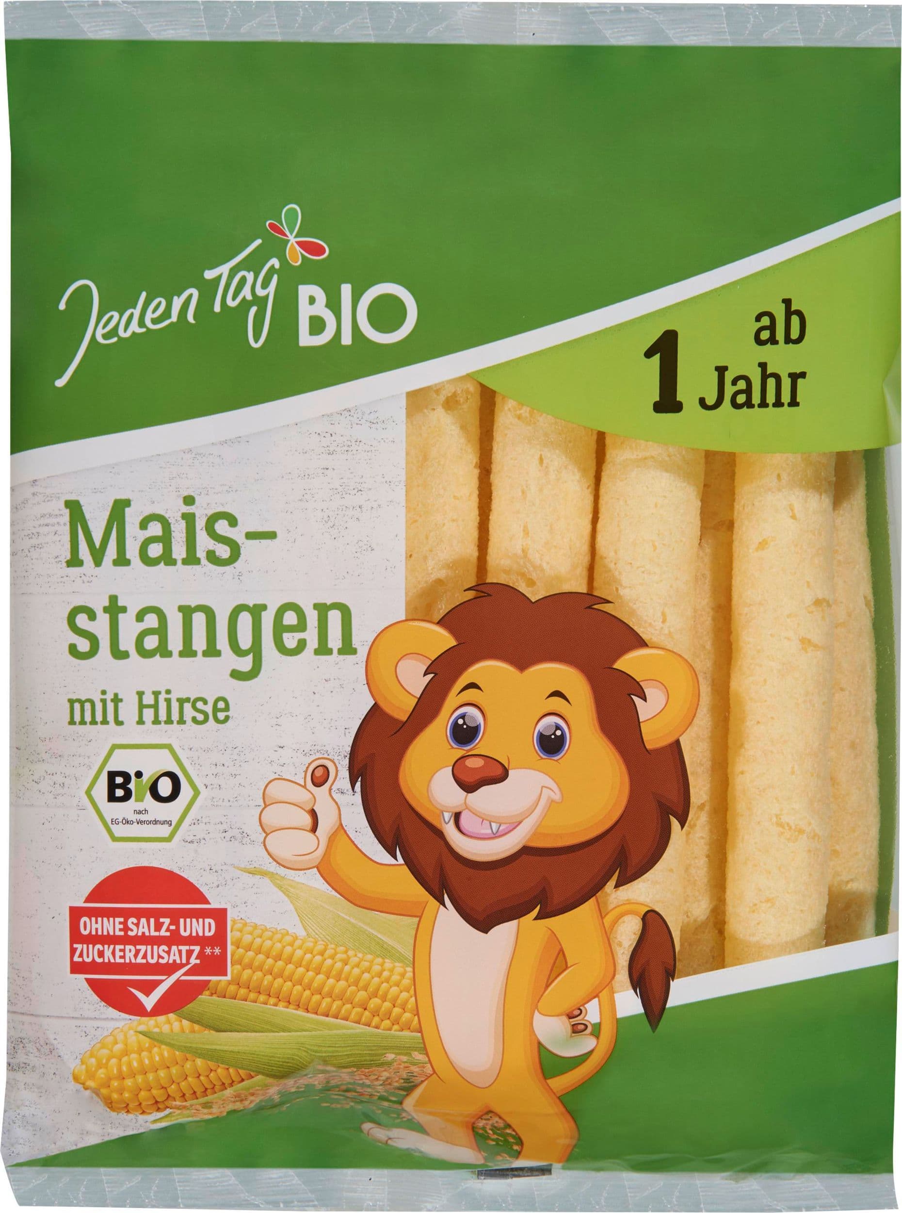 Jeden Tag Bio Kukuřičné tyčinky s prosem 50g