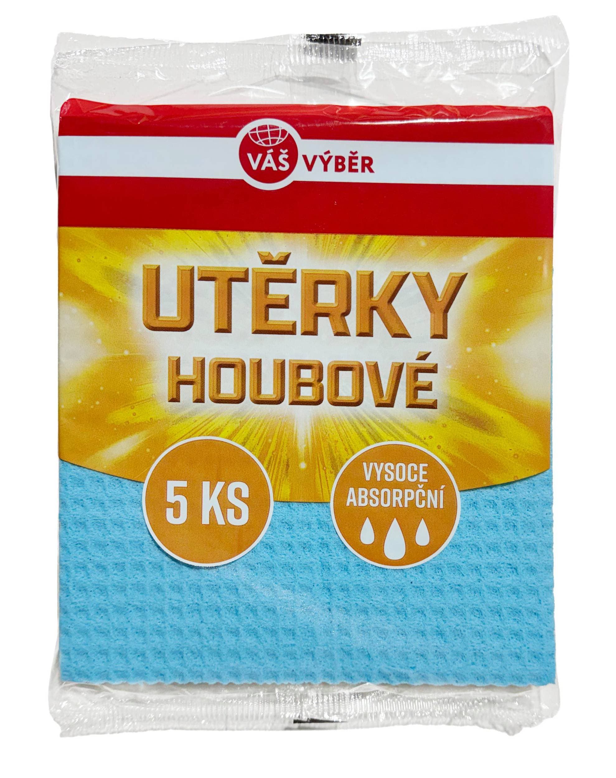 Váš Výběr Houbové utěrky 5 ks