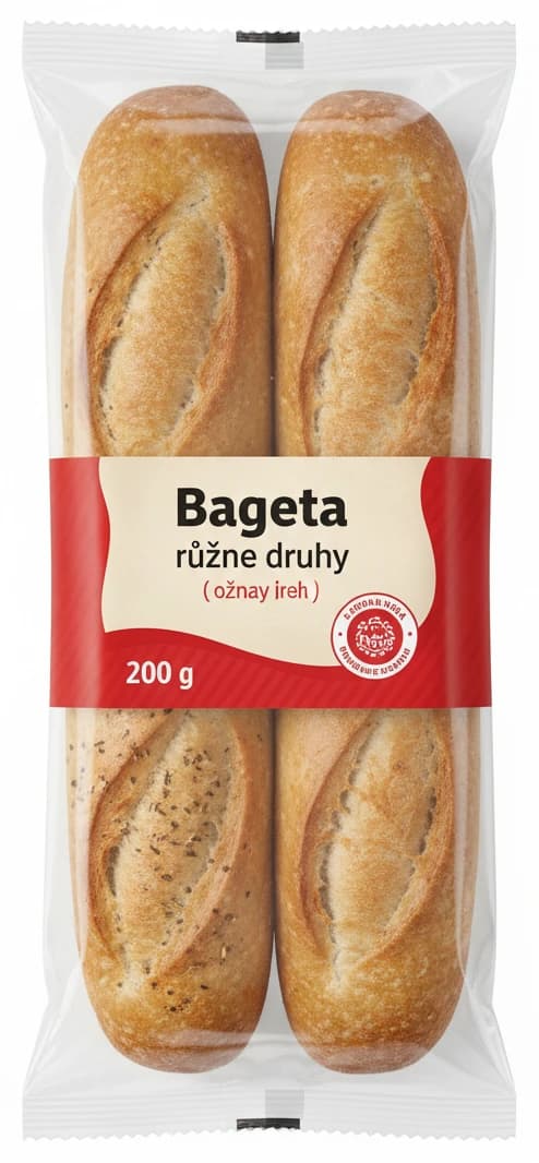 Bageta různé druhy 200g
