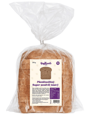 Baskeeto Pšeničnožitný Super sendvič, tmavý