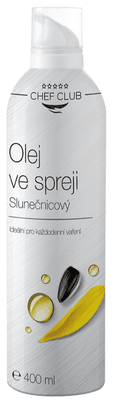 Chef Club Slunečnicový olej sprej 400.0 ml