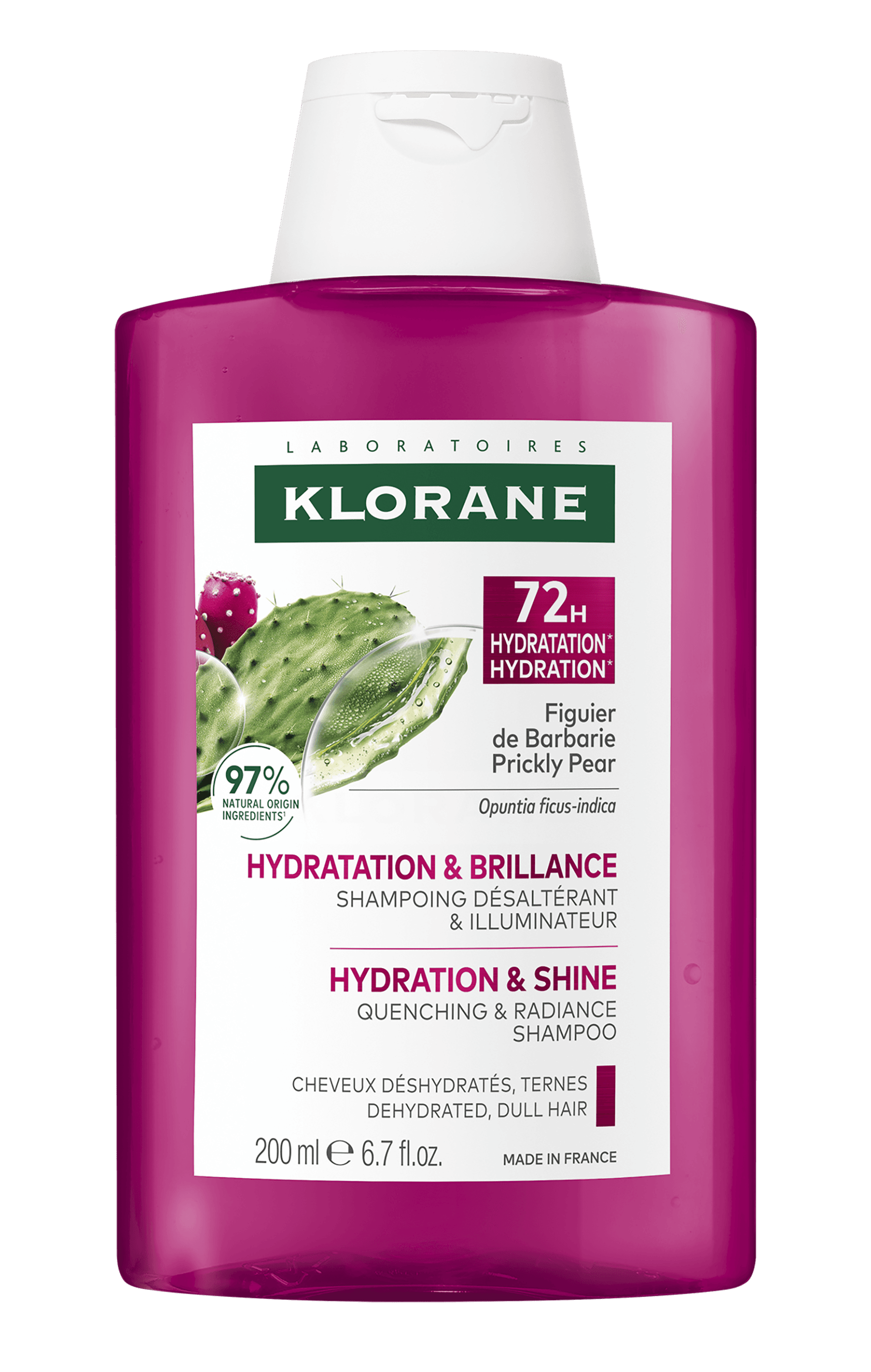 KLORANE Hydratační šampon s opuncií 200ml