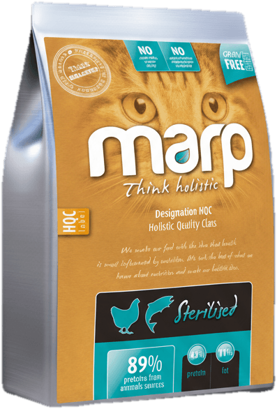 Marp Holistic Sterilised granule pro kastrované a starší kočky