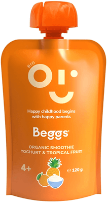 Beggs BIO Smoothie s jogurtem a tropickým ovocem