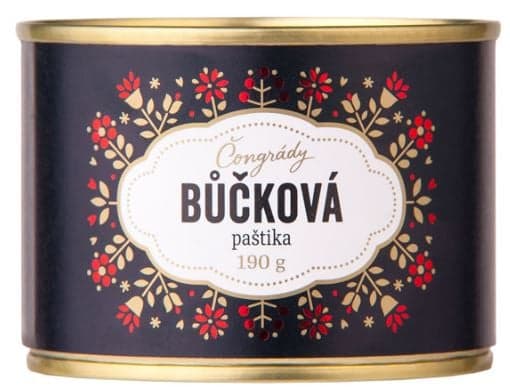 Čongrády Tradiční bůčková paštika 190 g