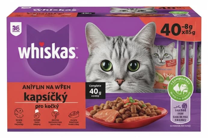 Whiskas Kapsičky pro kočky 40x85g