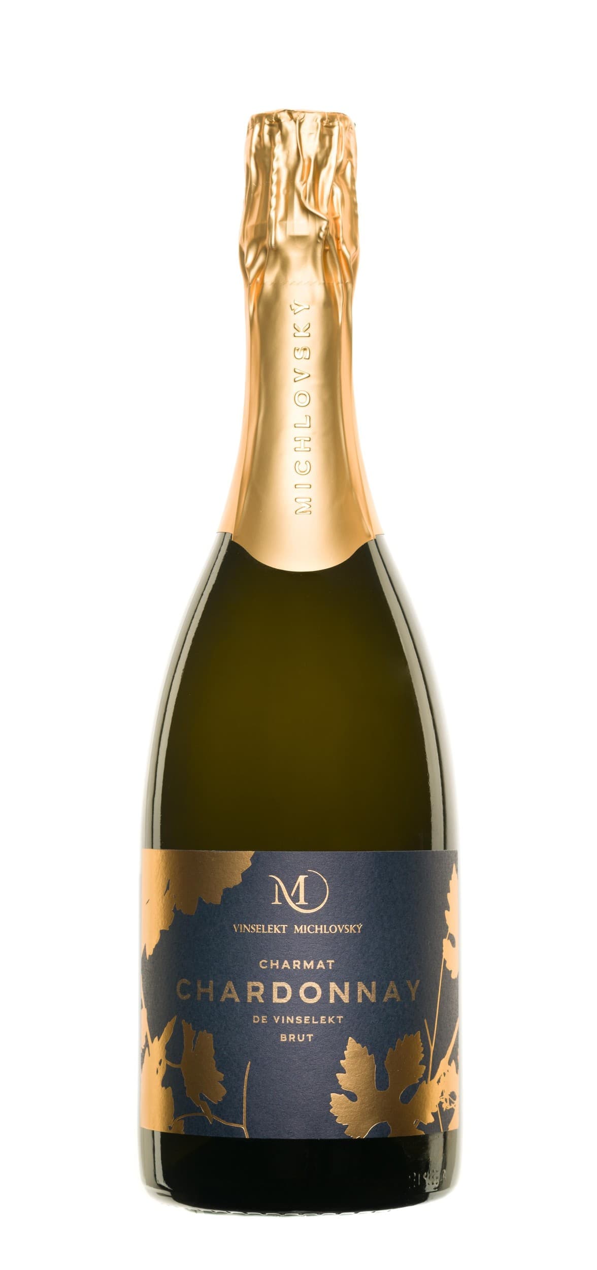 Vinselekt Michlovský Charmat Chardonnay brut, jakostní šumivé víno 0,75l